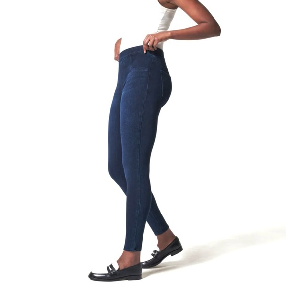 SPANX Jean ish Jean-ish Ankle Leggings Twighlight Rinse - Picture 1 of 8